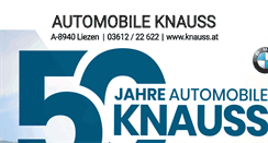 Desktop Screenshot of knauss.at